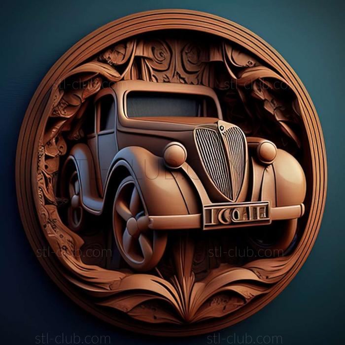 3D модель Peugeot Type 1 (STL)